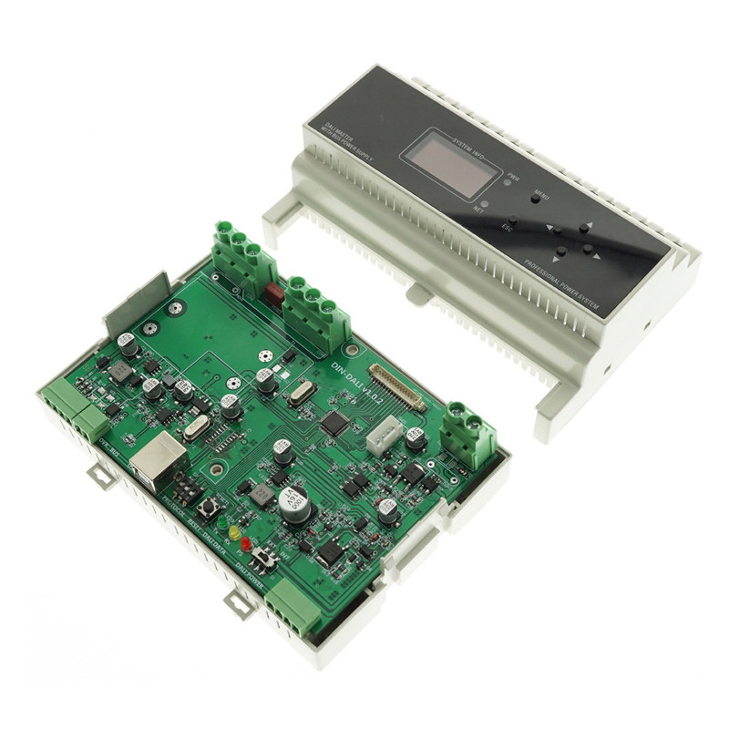 DIN Rail DALI Dimmer Lamp Control Module DC 24V 10 Watt Supports USB