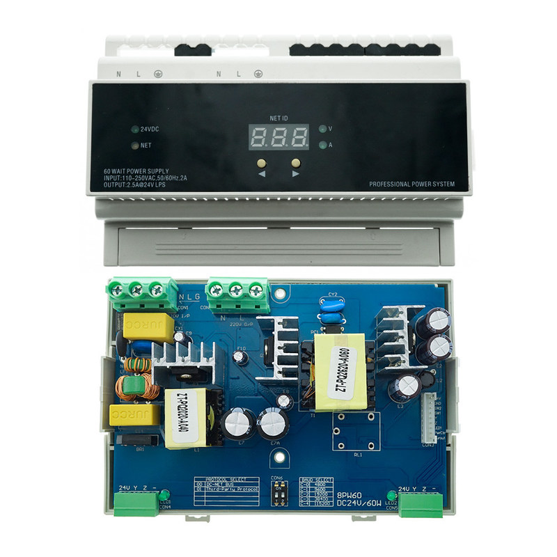 24 Volts DC DALI Lighting Power Supply Module Output Rating 60 Watts 2.