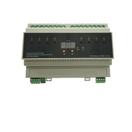 8 Channel High Voltage Switch Wireless Lighting Control RS-485 Din Rail DC 24V
